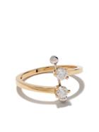 Delfina Delettrez 18kt Yellow And White Two In One Diamond Ring -