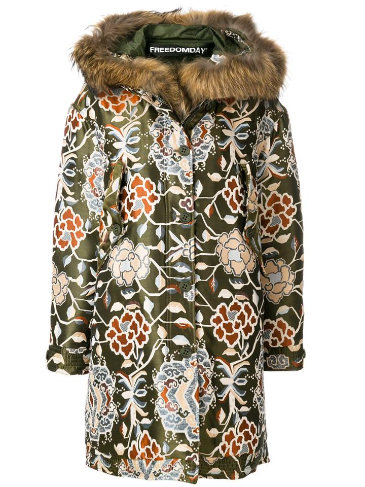 Freedomday Maiori Jacquard Coat - Green