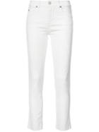 Anine Bing - Cropped Jeans - Women - Cotton/elastodiene - 30, Women's, White, Cotton/elastodiene