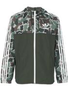 Adidas Originals - Camouflage Print Windbreaker Jacket - Men - Polyester - M, Green, Polyester