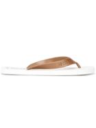 Diesel Saeral Flip Flops - White