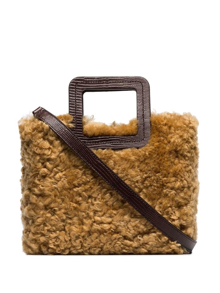 Staud Mini Shirley Tote Bag - Brown