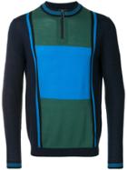 Ps By Paul Smith Colour Block Jumper - Blue