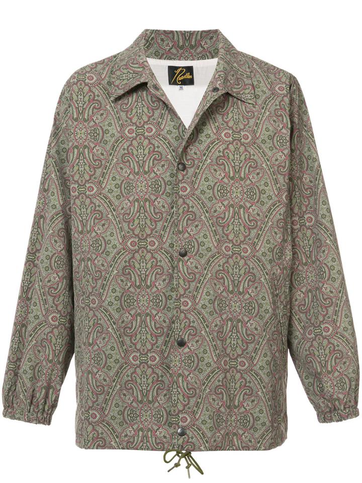Needles Patterned Shirt Jacket - Green