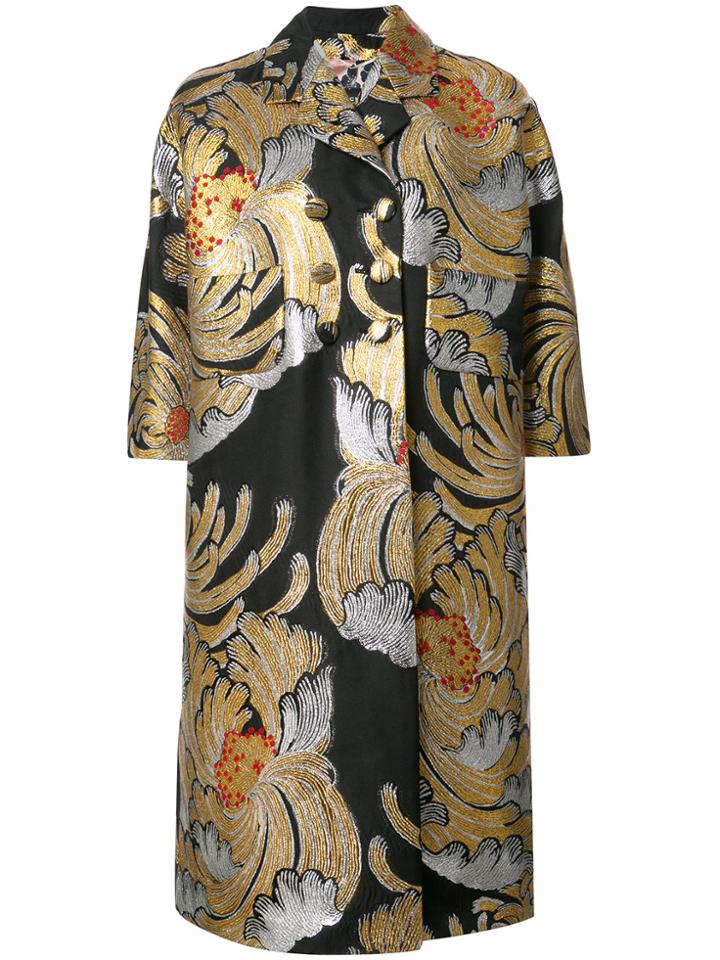 Rochas Opera Coat - Black