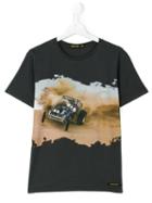 Finger In The Nose - Car Print T-shirt - Kids - Cotton - 16 Yrs, Boy's, Black