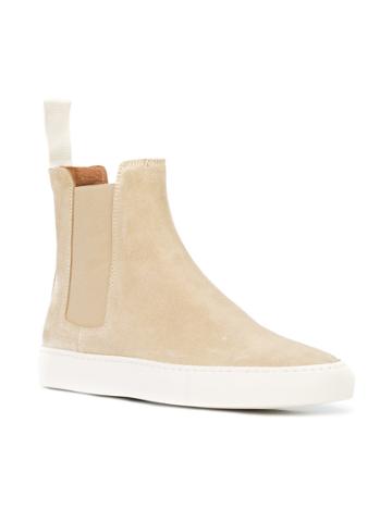 Common Projects Pull Tab Ankle Boots - Nude & Neutrals