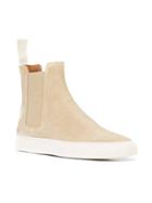 Common Projects Pull Tab Ankle Boots - Nude & Neutrals