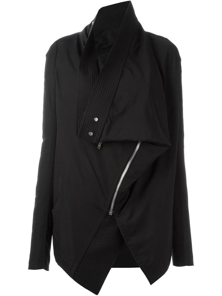 Rick Owens Oversized Collar Zip Jacket