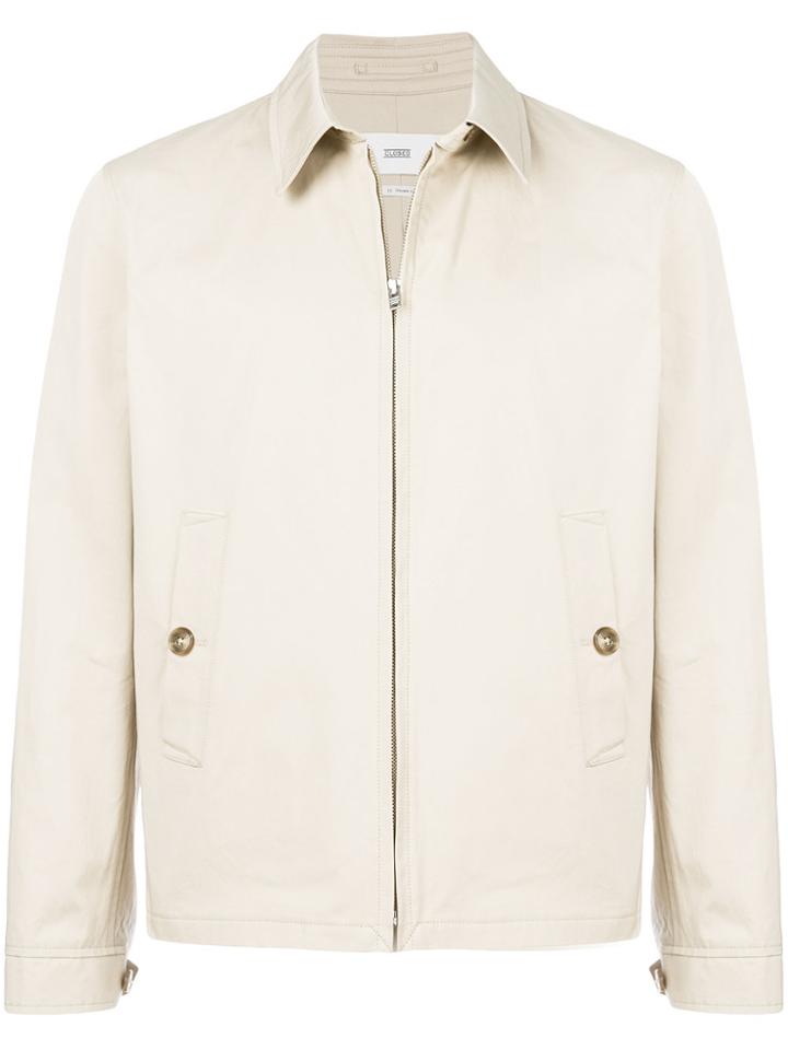 Closed Zip Lightweight Jacket - Nude & Neutrals