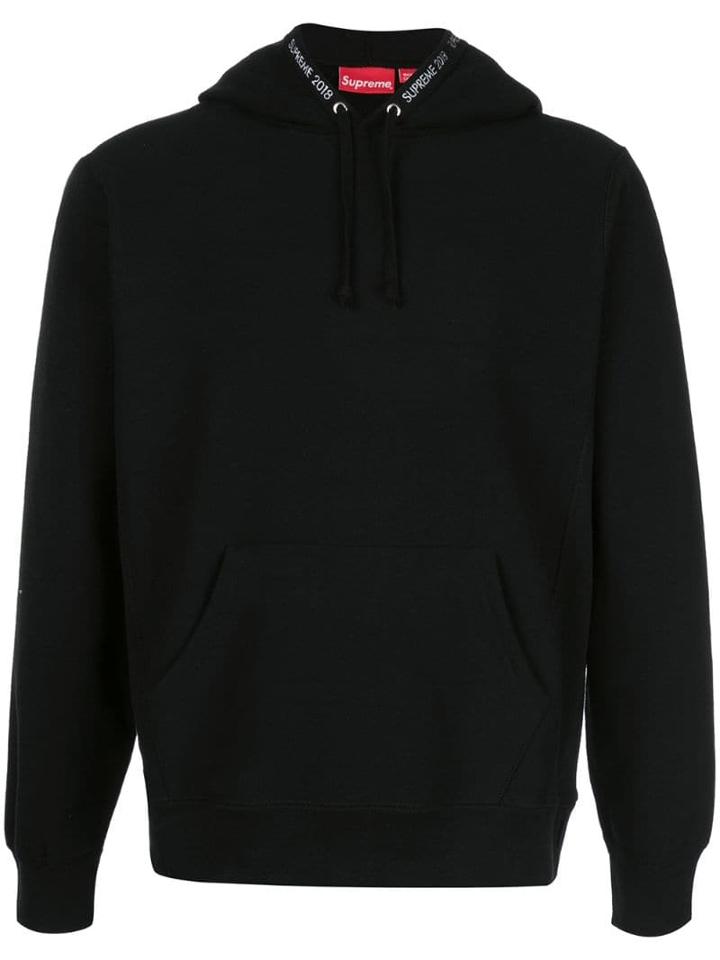 Supreme Channel Hooded Sweatshirt - Black