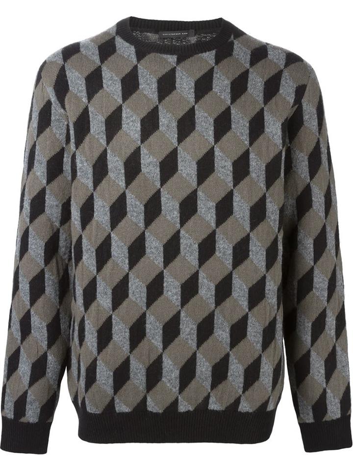 Christopher Kane Geometric Intarsia Jumper