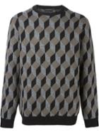 Christopher Kane Geometric Intarsia Jumper