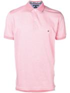 Tommy Hilfiger Logo-embroidered Polo Shirt - Pink & Purple