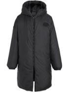 Burberry Down-filled Oversized Hooded Coat - Black
