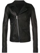 Rick Owens Stooges Leather Jacket - Black