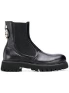 Rocco P. Elasticated Military Boots - Black