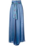 Carolina K Belted Long Length Trousers - Blue