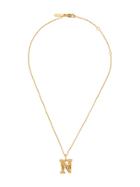 Chloé Letter N Pendant Necklace - Gold