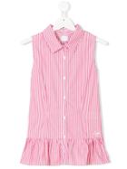 Lapin House Sleeveless Striped Shirt - Pink & Purple