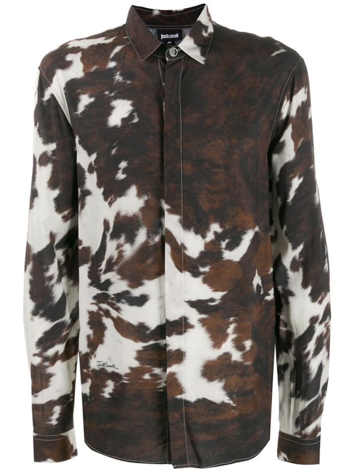 Just Cavalli Animal Print Shirt - Brown
