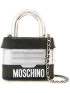 Moschino Padlock Shoulder Bag, Women's, Black