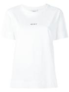 Dkny Logo Print T-shirt, Women's, Size: Medium, White, Cotton