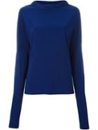 Norma Kamali Wide Collar Knitted Blouse