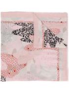 Zadig & Voltaire Long Patterned Scarf - Pink & Purple