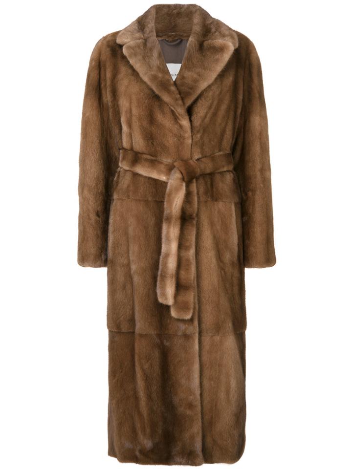 Yves Salomon Full-length Coat - Nude & Neutrals