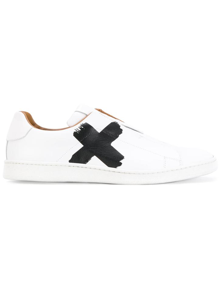 Marc Jacobs Cross Print Sneakers - White