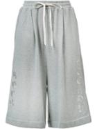 Miharayasuhiro Cropped Trousers, Women's, Size: 36, Grey, Cotton