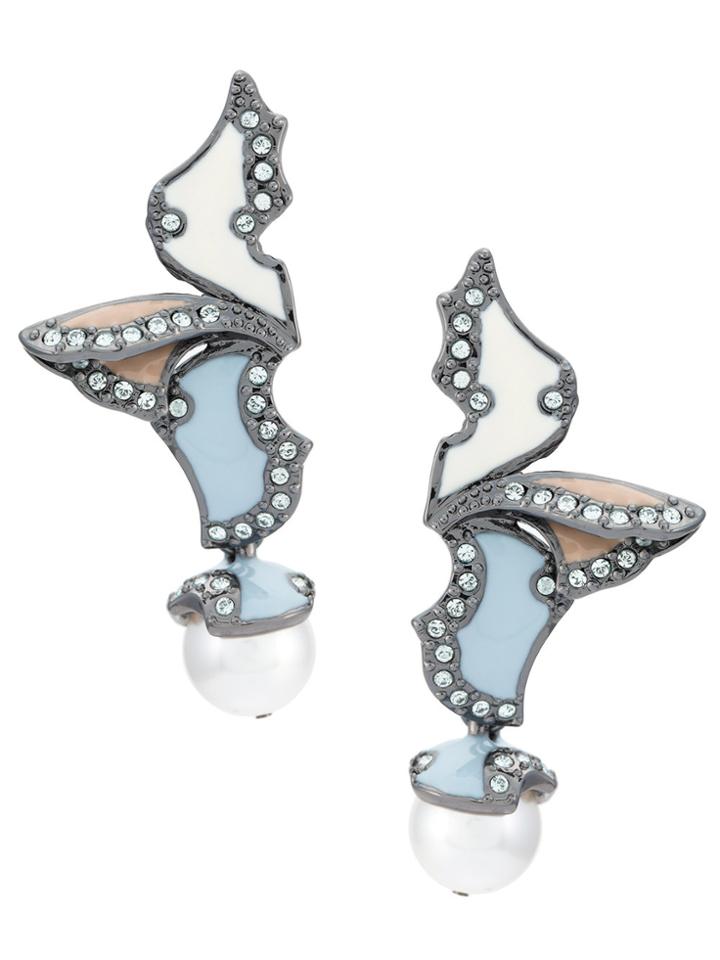 Camila Klein Pearl Drop Earrings - Metallic