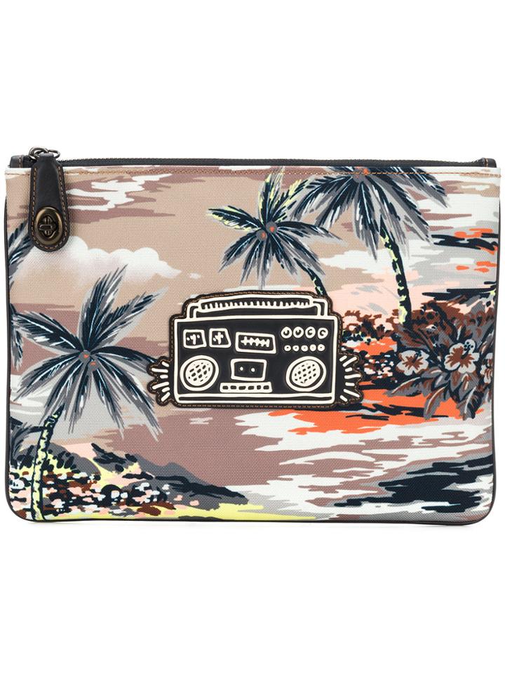 Coach X Keith Haring Pouch - Brown
