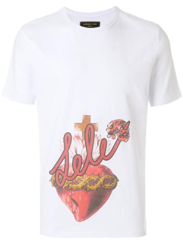 Gabriele Pasini Heart Print T-shirt - White