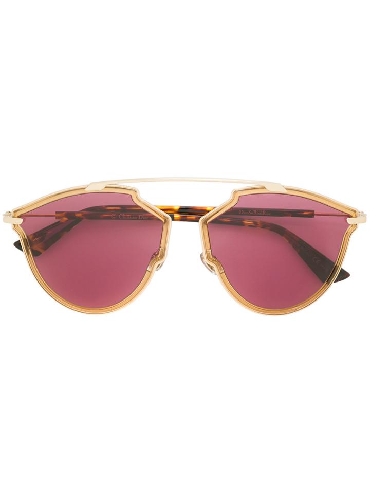 Dior Eyewear So Real Aviator Sunglasses - Metallic