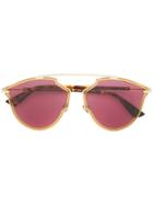 Dior Eyewear So Real Aviator Sunglasses - Metallic