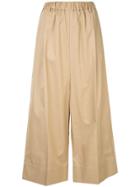 08sircus Cropped Trousers - Brown