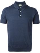 Borrelli Slim-fit Polo Shirt, Men's, Size: 50, Blue, Cotton
