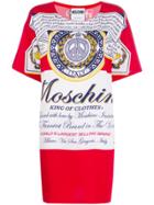 Moschino Printed T-shirt Dress - Red