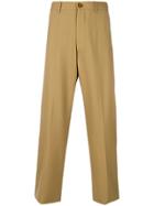 Marni Cropped Utility Trousers - Nude & Neutrals