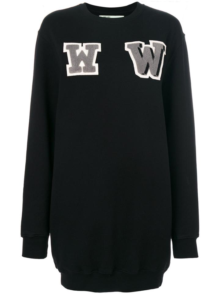 Off-white Ww Sweater Dress - Black