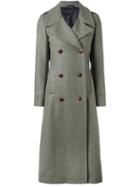 Paltò 'serena' Coat, Women's, Size: 40, Green, Nylon/cupro/virgin Wool