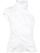 Beaufille Twisted Neck Blouse - White