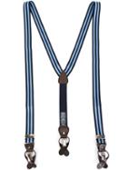 Hackett Striped Braces, Men's, Blue, Polyester/elastodiene