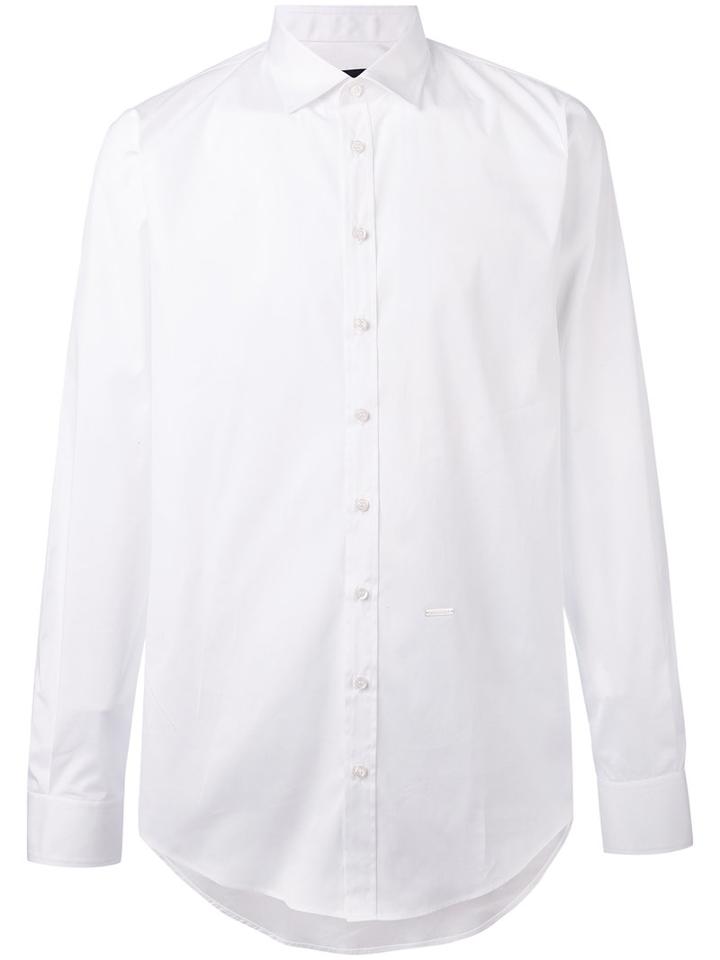 Dsquared2 - Buttoned Shirt - Men - Cotton/spandex/elastane - 52, White, Cotton/spandex/elastane