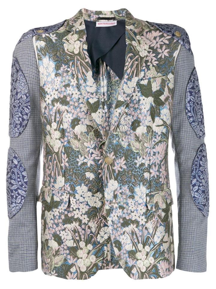 Walter Van Beirendonck Pre-owned 2015's Whambam Jacquard Jacket - Blue
