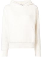 Laneus Fur Hoodie - White