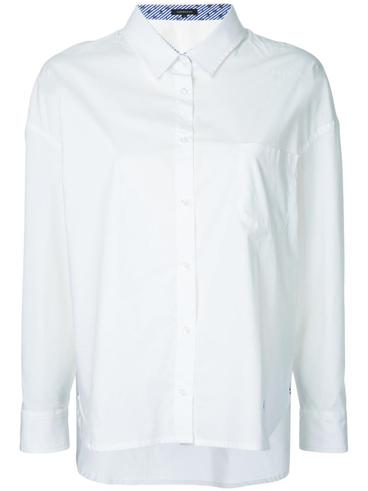 Loveless - High Low Hem Shirt - Women - Cotton/polyester - 36, White, Cotton/polyester