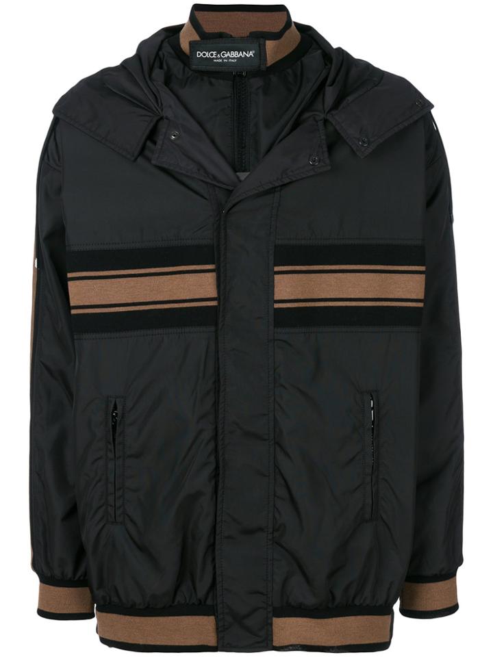 Dolce & Gabbana Layered Short Parka - Black